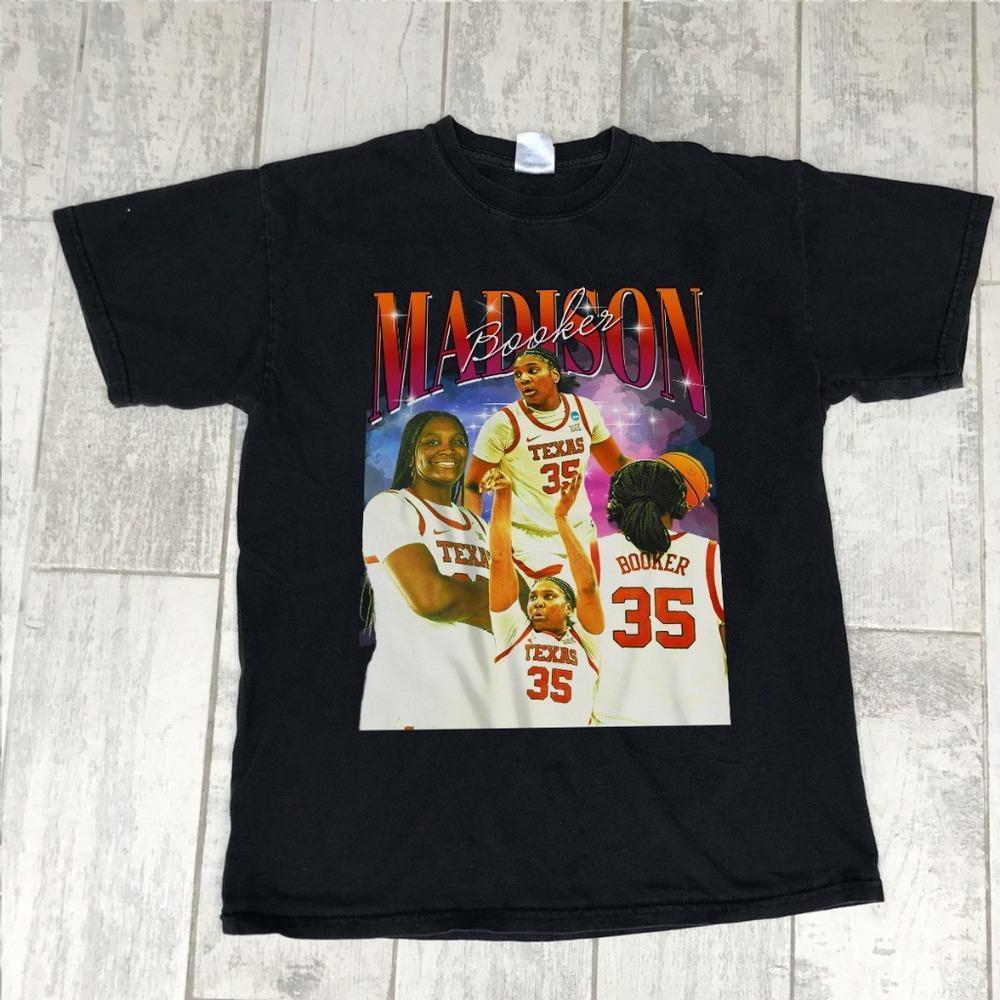 Madison Booker - Texas Longhorns - Unisex Black T-Shirt